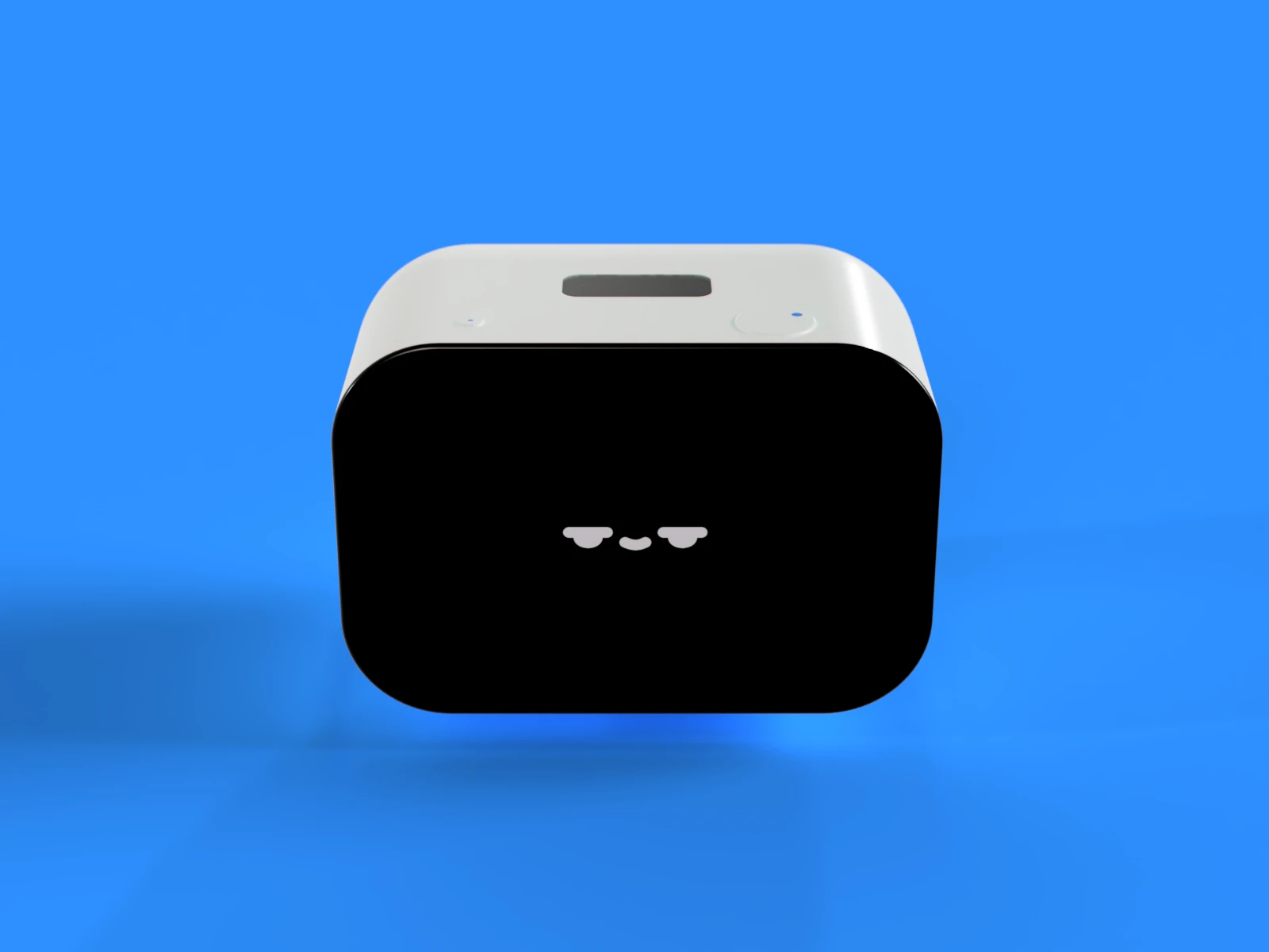 Render en ángulo frontal del robot Rhem.