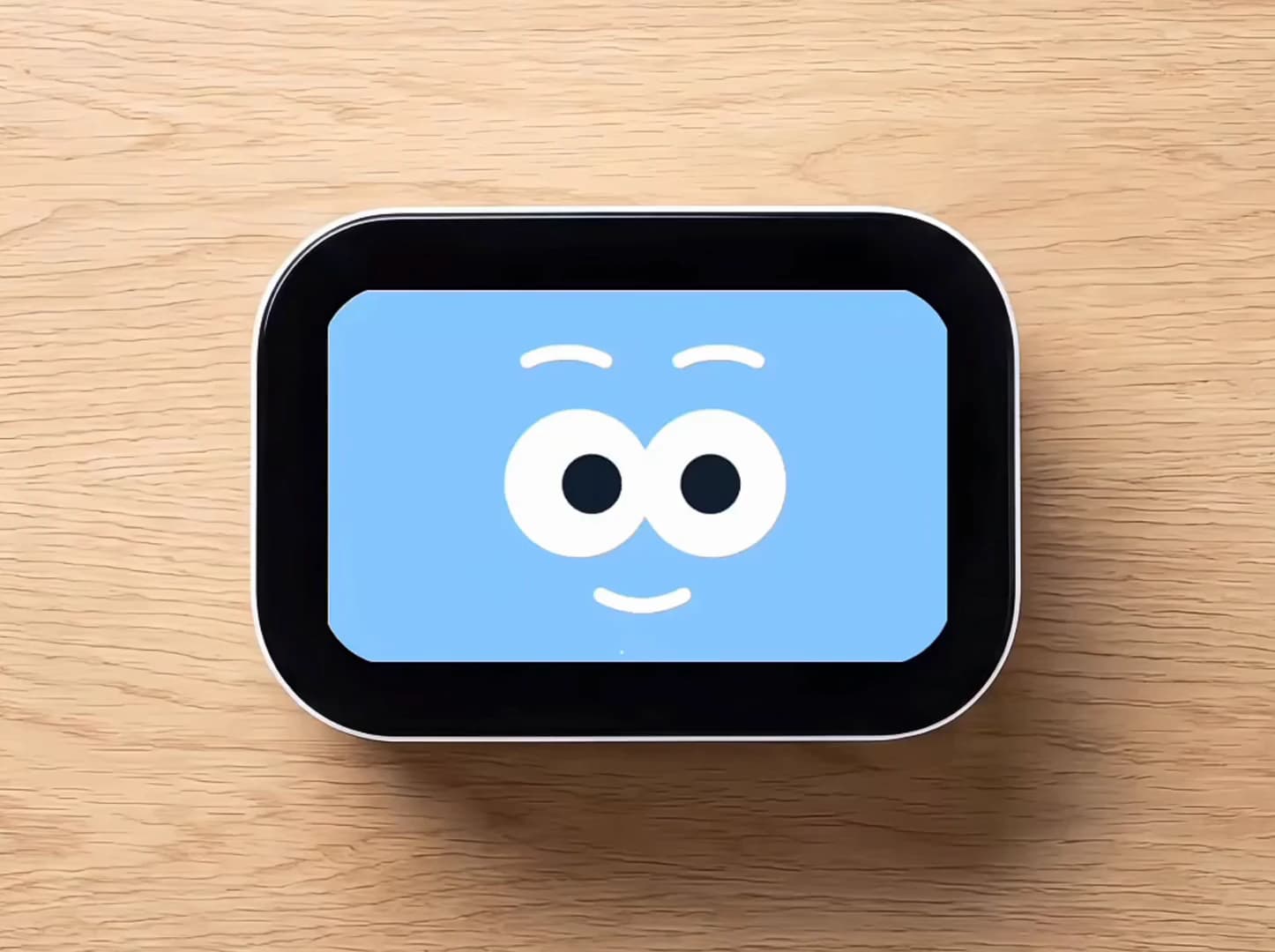 Rhem AI health robot product video, centered front view.